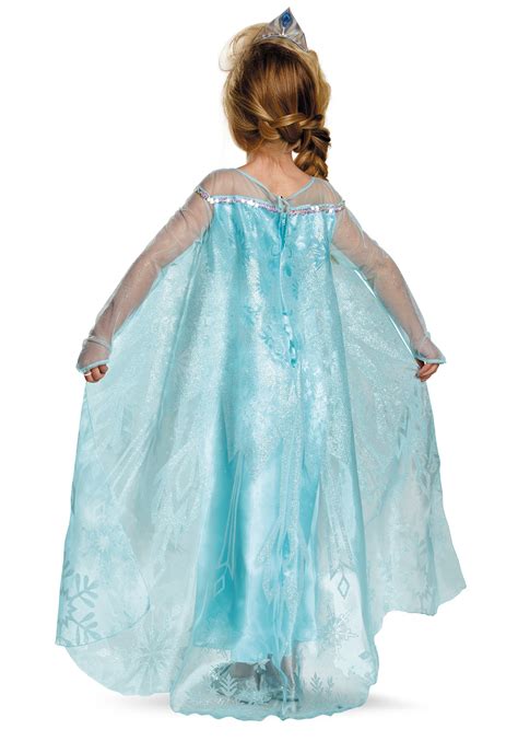 Girls Frozen Elsa Prestige Costume