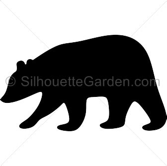 Brown Bear Silhouette - Free Clip Art, Printable, and Vector Downloads