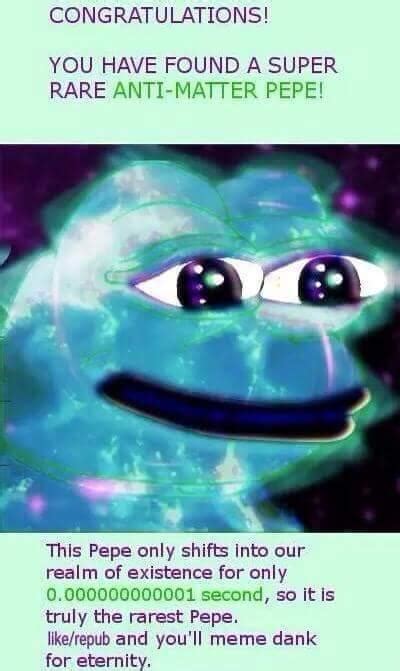 This Rare Pepe Has Shifted Into Our Universe! | Rare Pepe | Know Your Meme