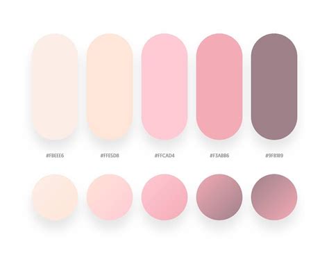 32 Beautiful Color Palettes With Their Corresponding Gradient Palettes | Color palette pink ...