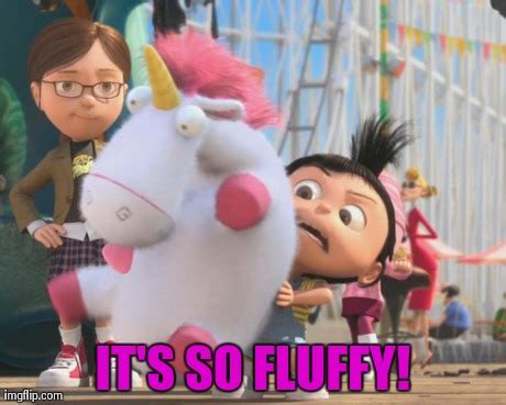 Fluffy Unicorn Despicable Me Gif