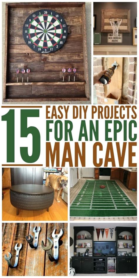 15 Epic Man Cave DIY Ideas