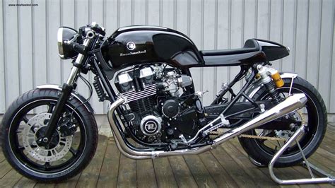 Honda CB 750 Cafe Racer Rewheeled #4 - YouTube