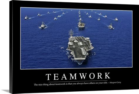 Teamwork: Inspirational Quote and Motivational Poster Wall Art, Canvas Prints, Framed Prints ...