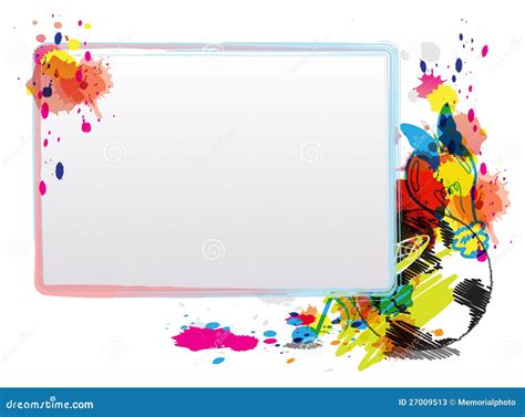 Abstract Art Design With Frame Stock Photos - Image: 27009513