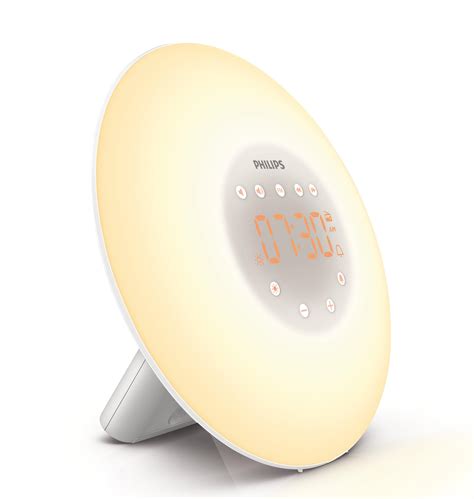 Amazon.com: Philips Wake-Up Light Alarm Clock with Sunrise Simulation and Radio, White (HF3505 ...