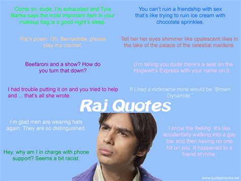 Quote Pictures Raj Quotes - The Big Bang Theory