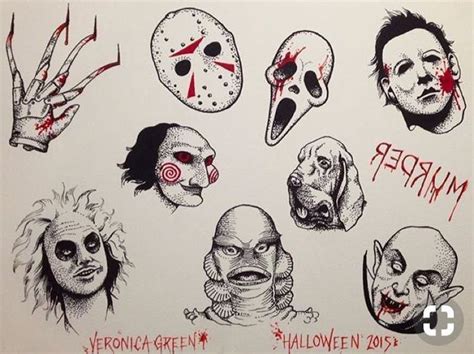 You can look new details of Horror Tattoo Flash Sheet by click this link : view details ...