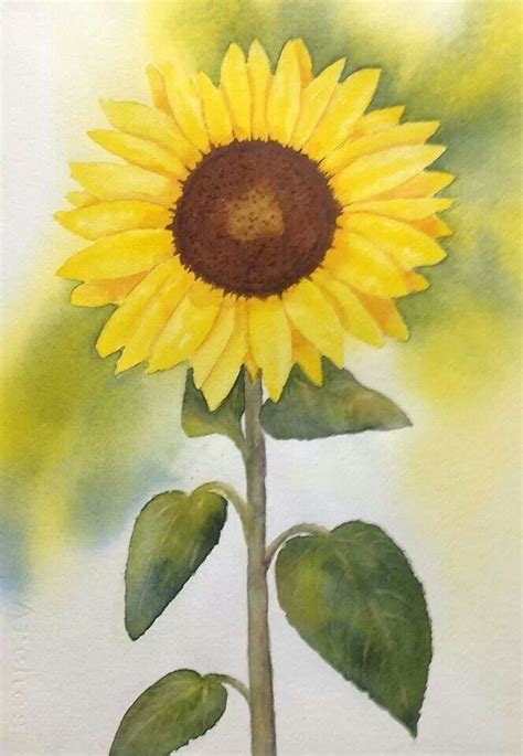 Sunflower Painting Ideas Easy - SUNFLOWER