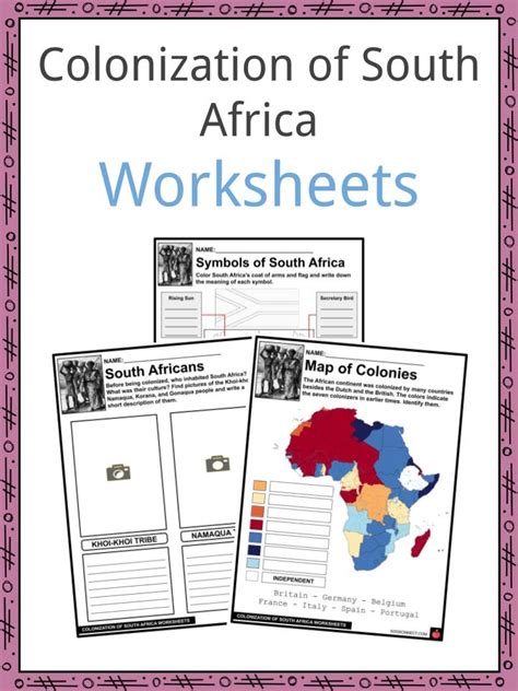 Colonization of South Africa Facts, Worksheets & History For Kids