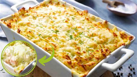 One-Dish Fish Pie with Cheesy Mashed Potato Recipe