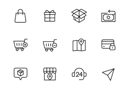 E-Commerce Icon Set | 45 high quality Icons