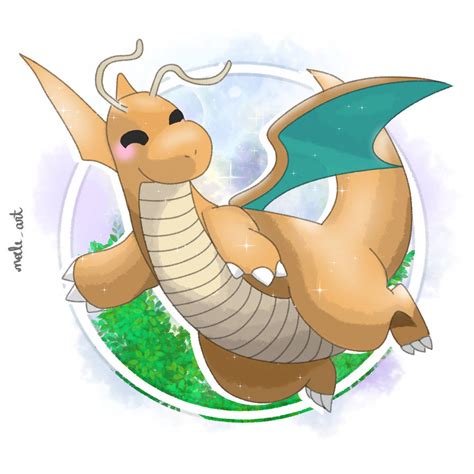 Dragonite Fan Art Pokemon by noeleart on DeviantArt