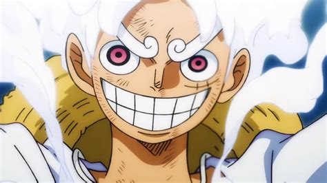 Why do people say Luffy has red-ringed eyes in Gear 5? : r/OnePiece