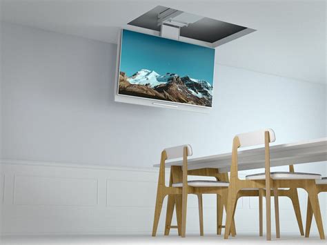 Motorized Drop Down Tv Ceiling Mount | Shelly Lighting