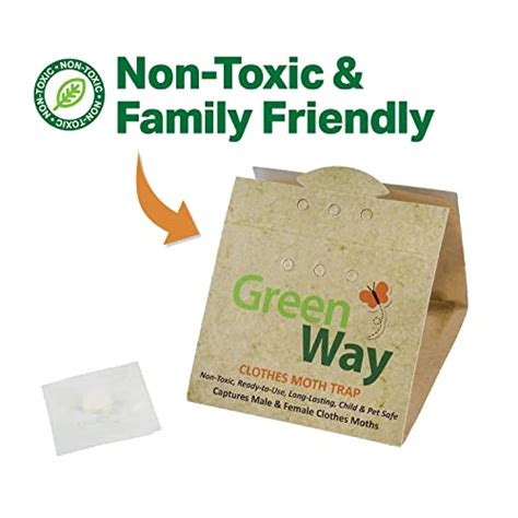 Greenway Clothing Moth Traps (2 Traps) - Moth Traps for Clothes Closets - Alternative to Cedar ...