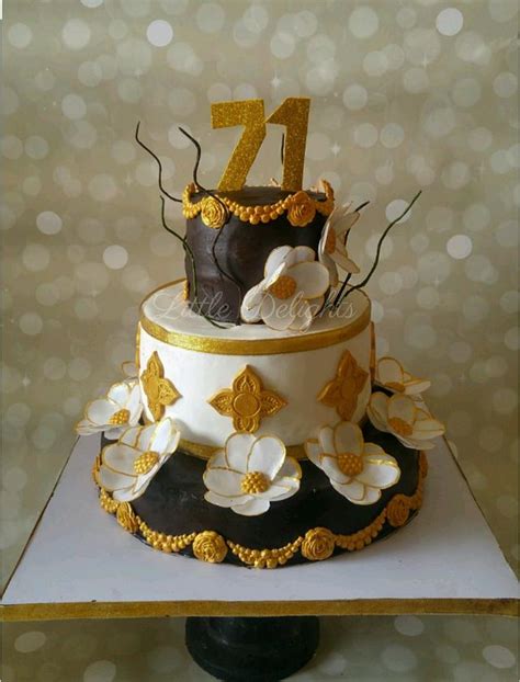 71st Birthday cake - Decorated Cake by Shivani Erichedu - CakesDecor