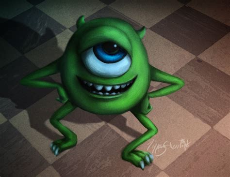 ArtStation - Mike Wazowski Fan Art