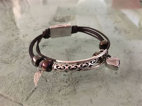 Urn Bracelet Leather Ashes Jewelry Remembrance Jewelry | Remembrance ...