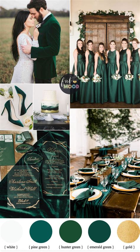 Emerald Green Winter Wedding | Dresses Images 2022