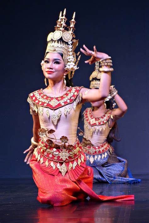 Local style: Cambodian Apsara dance costume