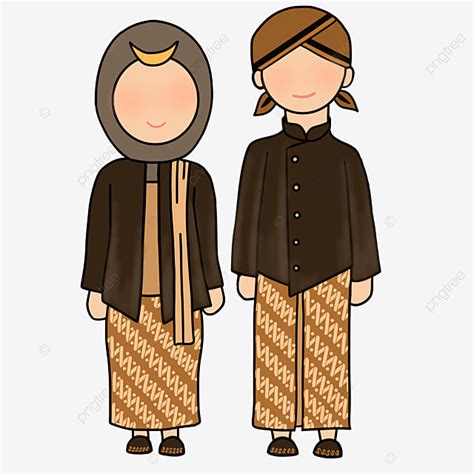 Ilustrasi Baju Adat Jawa Tengah Indonesia, Baju Tradisional, Budaya Indonesia, Seni Tradisional ...