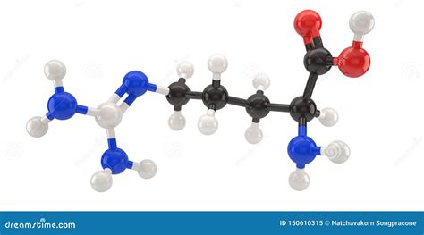 Arginine Molecule Structure Stock Image | CartoonDealer.com #53042911