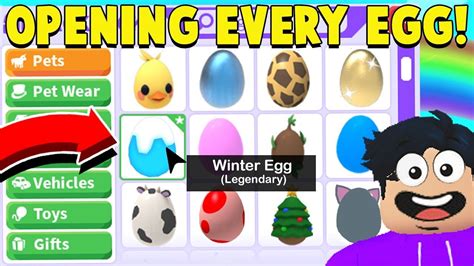 Top 10 Rarest Eggs In Adopt Me Youtube Pet Adoption Party Adopt