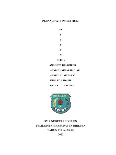 Perang Pattimura 1817 | PDF