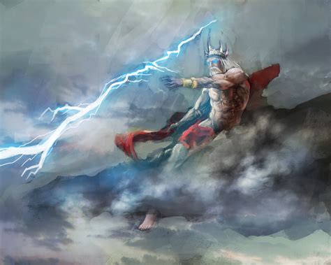 Kronos and Zeus Battle for Control of the Universe