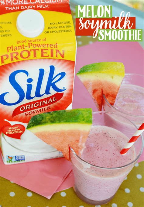 Silk Soymilk Melon Smoothie