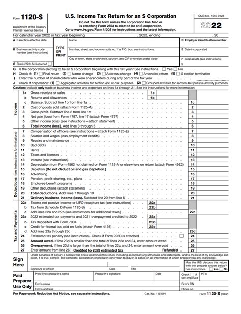 How To Complete Form 1120s - S Corporation Tax Return | Accracy Blog