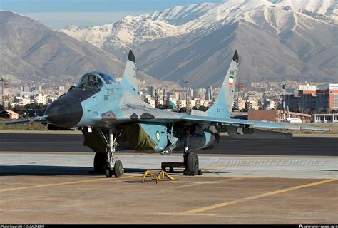 3-6118 Iran Air Force Mikoyan-Gurevich Mig-29 Fulcrum A Photo by DARA ZARBAF | ID 955423 ...