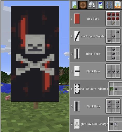 Minecraft banner of skull on fire – Artofit