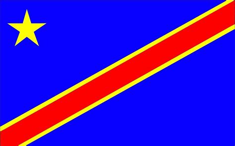 Flag Of The Congo Democratic Republic - The Symbol Of Sereni