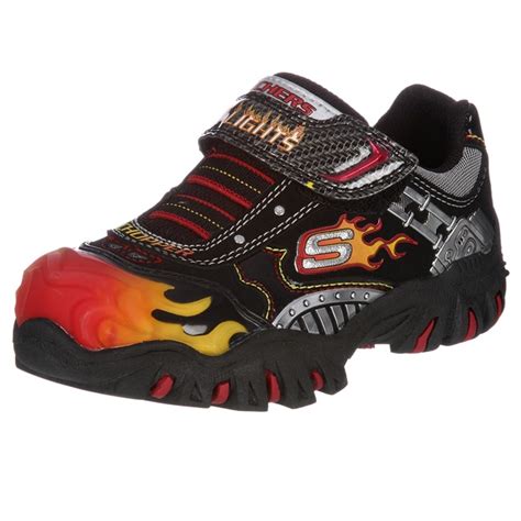 Skechers Boys 'SKX Chopper' Light-up Gore Strap Hot Light Sneakers ...