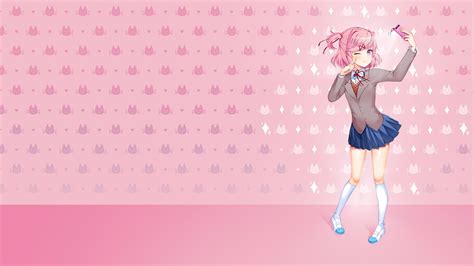 Wallpaper : DDLC, Doki Doki Literature Club, Natsuki Doki Doki Literature Club 1920x1080 ...