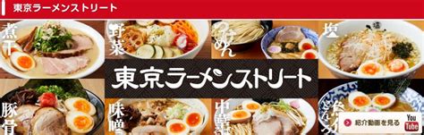 Ramen Street in Tokyo Station Location