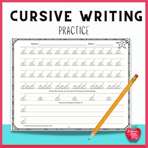 Step-by-Step Cursive Handwriting Practice Packet | No-Prep Printable for Grades 2-4 | Made By ...