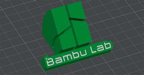 BambuLab Three-dimensional LOGO by T K | Download free STL model ...