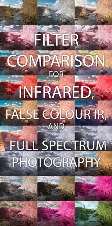 Filter Comparison for Infrared, False colour IR, and Full Spectrum Photography | Infrared ...