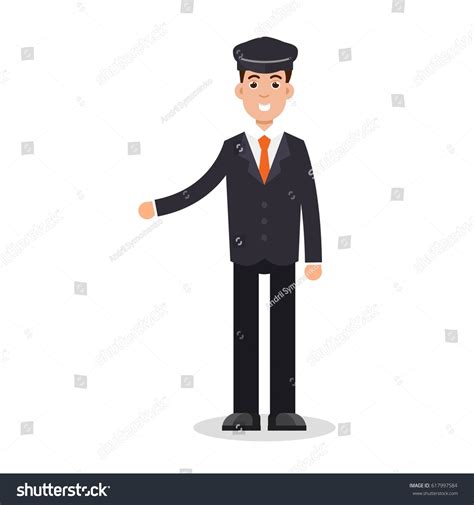 Limo Driver Character Vector Illustration Stock Vector (Royalty Free) 617997584 | Shutterstock