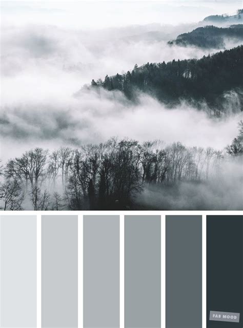 Smokey grey color palette | Shades of gray color, Grey color palette, Grey color scheme