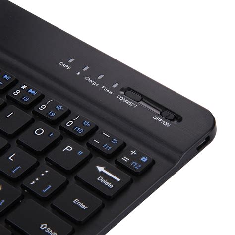 Portable Bluetooth Wireless Keyboard, Compatible with 10 inch Tablets with Bluetooth Functions ...