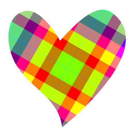 Colorful Heart Shaped Clipart - Karen Cookie Jar