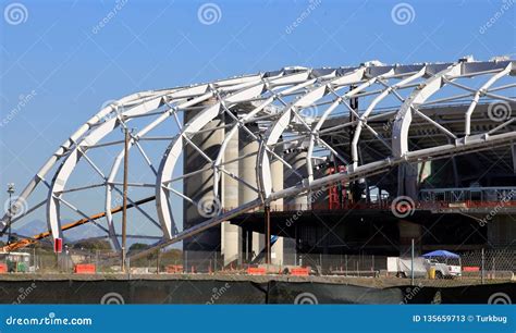 LA Rams Stadium Construction Site Editorial Stock Photo - Image of brady, taxpayers: 135659713