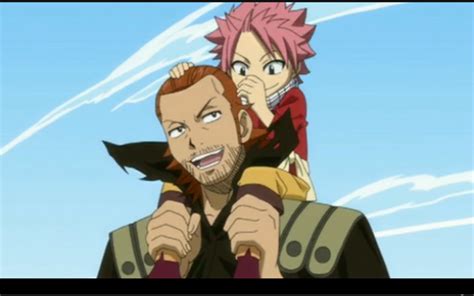 Fairy Tail-Natsu and Gildarts by AnimeFanNo1 on DeviantArt