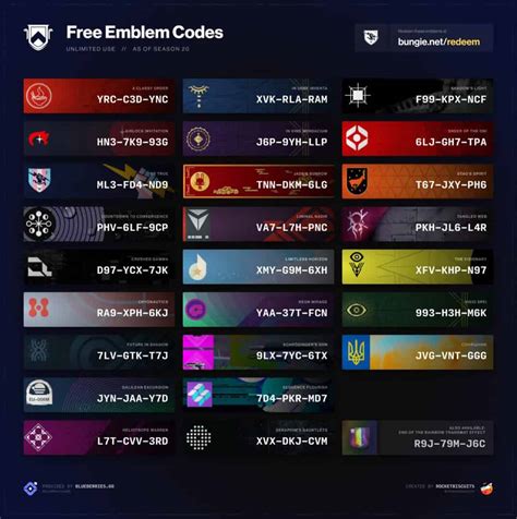 Destiny 2 Free Emblems available today: Season 21