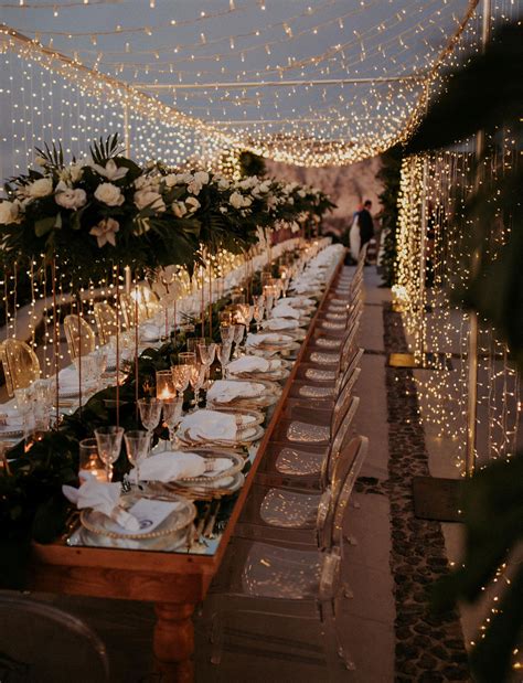 dinner-table-setup-fairy-lights (44) - ShaadiWish