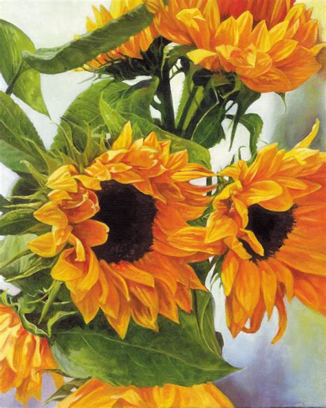 Paintings Of Sunflowers By Famous Artists - SUNFLOWER